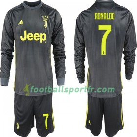 Tenue Juventus Ronaldo 7 Enfant Troisième 2018-2019 Maillot de Foot ML